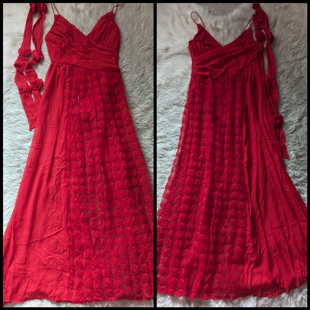 NWT For Love and Lemons Hannah Maxi Dress - Picture 4 of 15